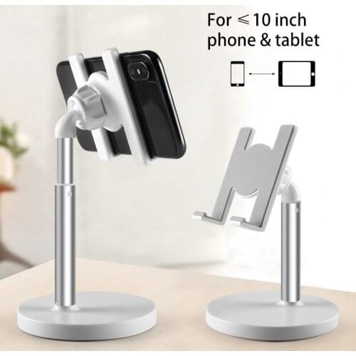 Telescopic Phone Holder For 10 inch iPad Huawei Tablet Stand Desktop Lazy Mobile Phone Holder For Net Class Office Metal Support