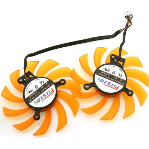 FD7010H12S 75mm 12V 0.35A 4Pin For ZOTAC GTX660Ti GTX650Ti Graphics Card Cooling Fan