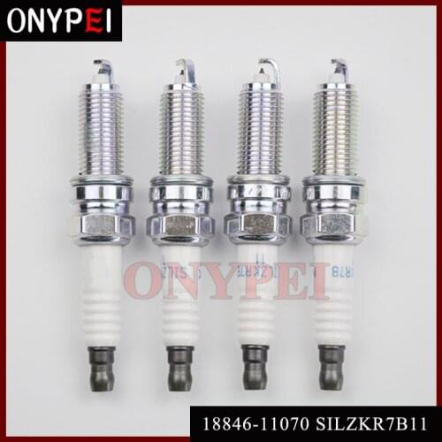 Y 4-30pcs Iridium Spark Plug 18846-11070 SILZKR7B11 for Hyundai Genesis i40 Kia Optima