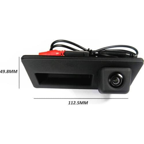 For Audi A4L A6L Q3 Q5 A4 S6 S7 RS5 A5 A6 A7 HD CCD camera rear view backup Trunk Handle Switch 112.5 * 49.8 mm