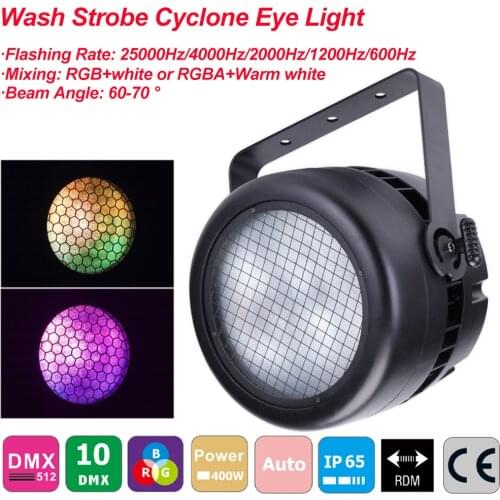 400W LED Wash Strobe Cyclone Eye Light Party Stage Colorful LED Lamp Fill Light Handheld Flash Speedlight Photography Lighting