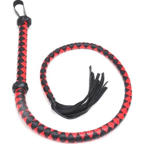 Bondage BDSM Whip Flogger Flirting PU Leather Queen Whip Slap Spanking Couples Slave Master Erotic SM Games Sex Toys Health99