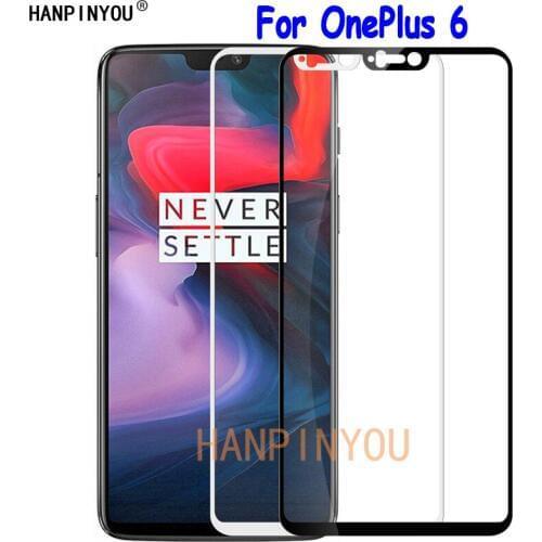 For OnePlus 6 One Plus 1+ 6 6.28" Full Cover Tempered Glass Screen Protector Ultra Thin Premium Explosion-proof Protective Film