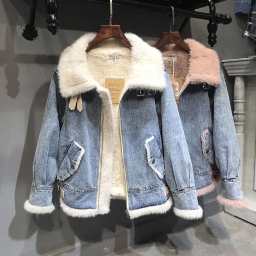 Jeans Jacket and Coats for Women 2020 Winter Warm Outerwear Casual Short Denim Jacket Chaqueta Mujer Casaco Jaqueta Feminina