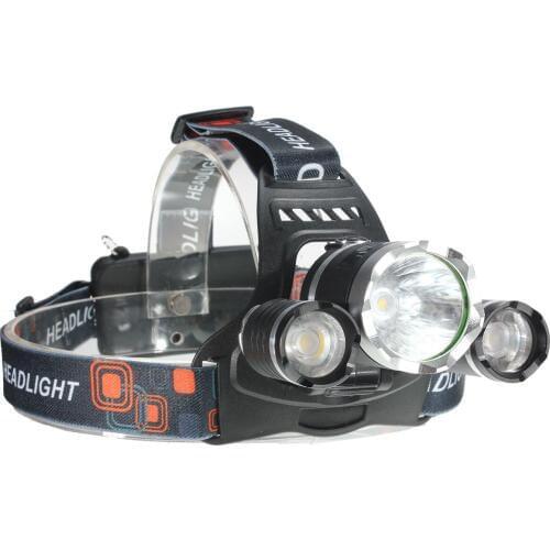 Jiguoor 5000LM XM-L T6 LED Rechargeable Headlamp Headlight Torch For Camping Hunting Fishing Head Torch Light by 18650 Battery