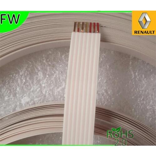 3pcs FFC Cable 7 pin,1.27mm pitch,9.0mm width.long51-53cm for Renault Megane II free shipping