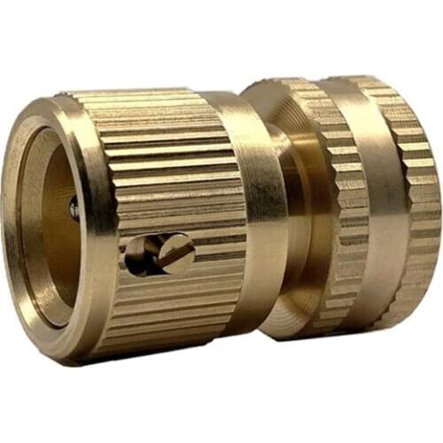 1Pcs 3/4 Inch Brass internal thread Garden Hose Quick Coupling Garden Irrigation Adapter Garden Water Connection Fitting