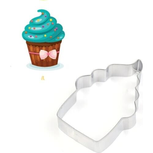 Ice Cream ITorch Cookie Cutter Stainless Steel Biscuit Cut Mold Baking Fruit Cut Cake Mold Embossing Printing Die