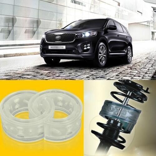 2pcs Power Front /Rear Shock Suspension Cushion Buffer Spring Bumper For Kia Sorento 2016