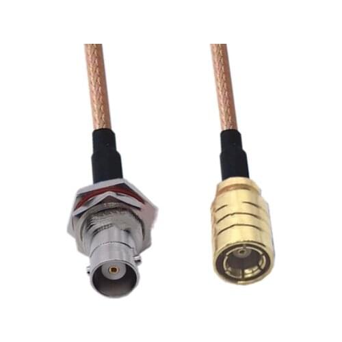 BNC Female to SMB Female Connector Pigtail Jumper RG316 Cable 50 ohm