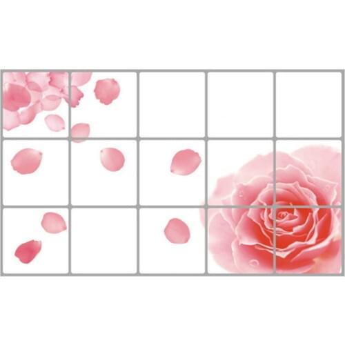 60*90cm 1PC Self-Adhesive Tile Stickers Paper High Temperature Kitchen Stickers Anti-oil Gas Stove Ceramic Tile Wall Stickers