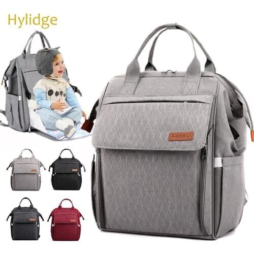 Hylidge Multifunction Travel Mummy Bag for Suitcase Stroller Organizer Bag Backpack Fashion Mummy Maternity Nappy Diaper Bag
