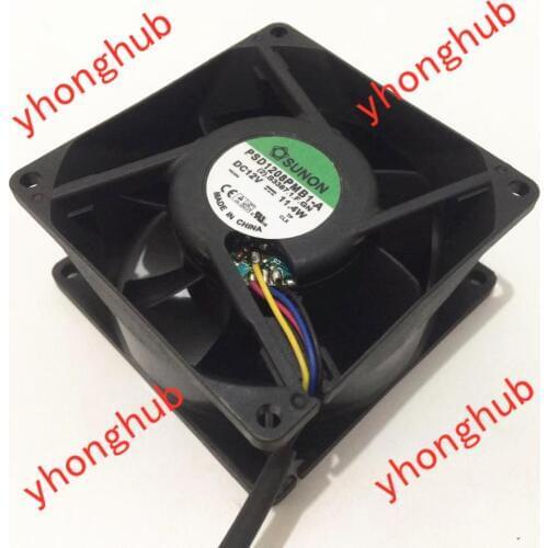 SUNON PSD1208PMB1-A (2).B3387-1.F.GN DC 12V 11.4W 80X80X38mm Server Cooling Fan