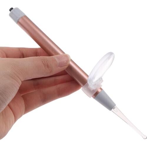 Light Visual Spoon With Magnifier LED Baby Ear Wax Removal Cleaner Tool Flashlight Earpick Endoscope Penlight Cleaning Remover