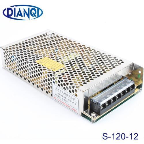 Led power supply switch 120W 12v 10A ac dc converter S-120-12 12v variable dc voltage regulator power supply unit