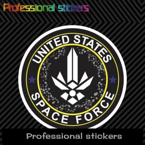 United States Space Force Sticker Premium Die Cut Vinyl Seal Emblem Logo Us PVC Waterproof Stickers