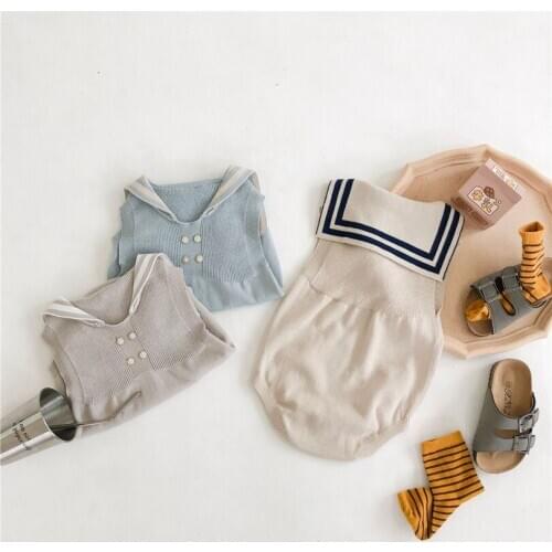 Knitted Baby Clothes Newborn Baby Romper Sweaters Autumn Baby Boy Romper Toddler Infant Baby Girl Romper Baby Jumpsuits Overalls