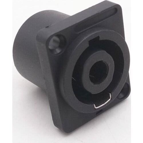 1pcs/2pcs/5pcs Female Jack Socket Connector Audio Loudspeaker Amplifier Converter for PA Amplifier Cable 4 Pin Speakon