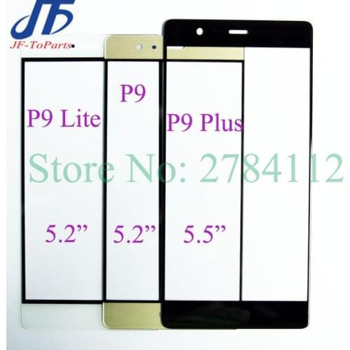 10Pcs touch panel replacement For Huawei P9 5.2" / P9 Lite / P9 Plus 5.5" Front Outer Glass Lens