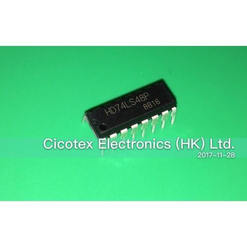 5pcs/lot HD74LS48P DIP16 OUADRUPLE 2-INPUT POSITIVE NAND GATES