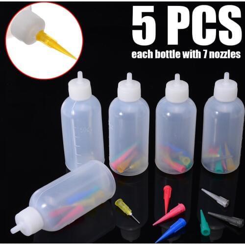5PCS Reusable Plastic Tomato Sauce Mustard Juice Vinegar Bottle Seasoning Ship Multi Functional Squeeze Condiment Press Bottle