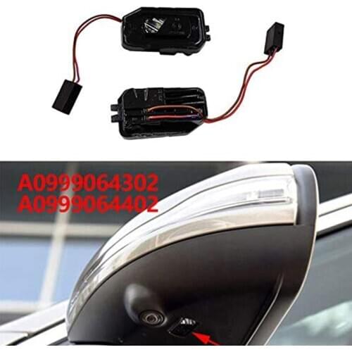 A0999064302 A0999064402 LED Side Wing Mirror Puddle Light Courtesy Light For MERCEDES-BENZ W205 W213 W222 GLB GLC X253 2014~2020