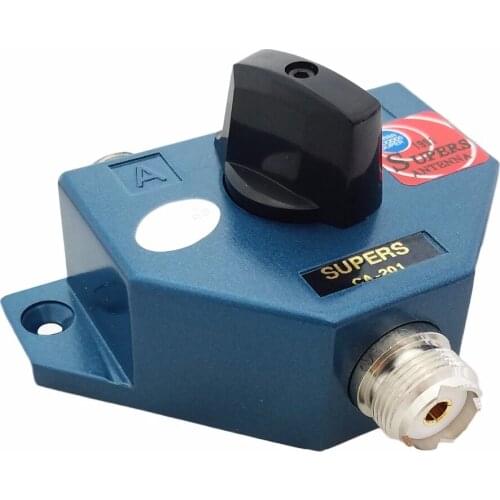 2018 CA-201 2 Position Coax Switch 1.8-600 MHz Manual Aerial NEW DIY for Transceiver Repeater CB RADIO ANTENNA COAX SWITCH