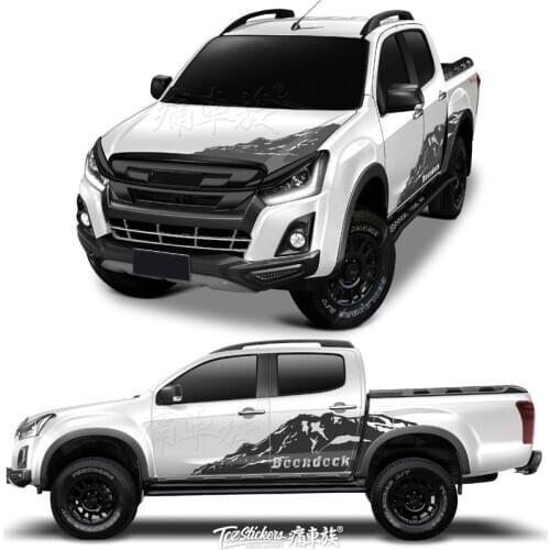 Car stickers FOR Isuzu D-max body personality decoration modified car sticker film