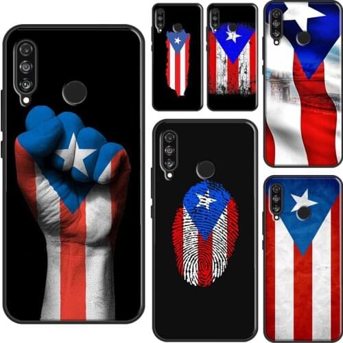 Puerto Rico Flag For Huawei P40 Lite P20 P30 Pro Nova 5T P Smart 2019 Case For Honor 20 10 X Lite 8X 10i