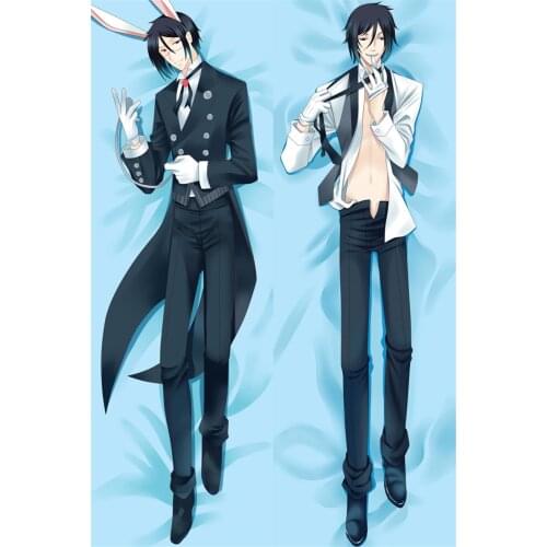Black Butler Sebastian Michaelis Cosplay Dakimakura Pillow Case Hugging Body