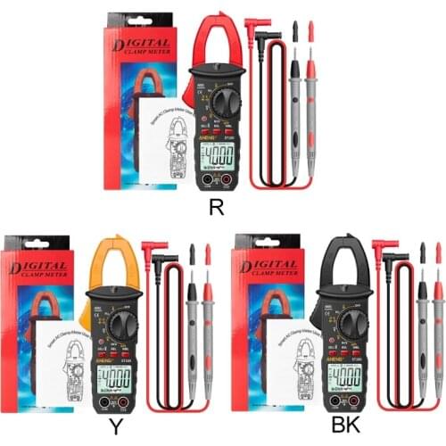 ST180 Multimeter Digital Clamp Meter 4000 Counts Ammeter Voltmeter Automotive Amplifier Capacitance NCV Ohm Test