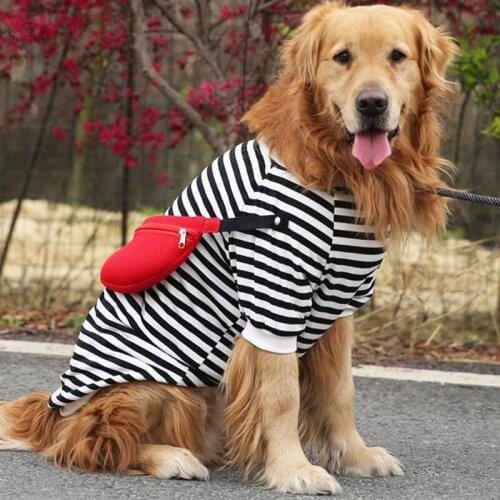 Big Dog T-shirt Spring Summer Dog Clothes Tee Shirt Samoyed Golden Retriever Husky Labrador Clothing Large Pet Costume Outfit