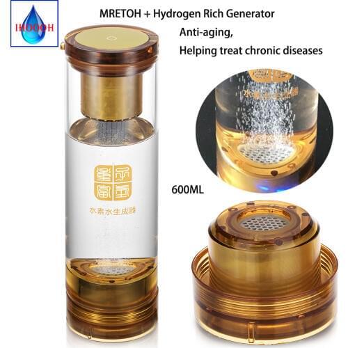 Generator Hydrogen Water And 7.8Hz Molecular Resonance Effect Technology Glass Cup/Bottle Enhance Immunity Of The Human Body