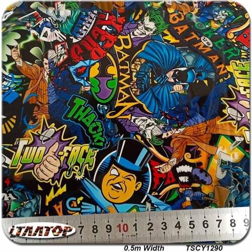 ITAATOP Cartoon DIY Hydrographics Film TSCY1290 0.5M * 2/10/20M Water Transfer Printing Film