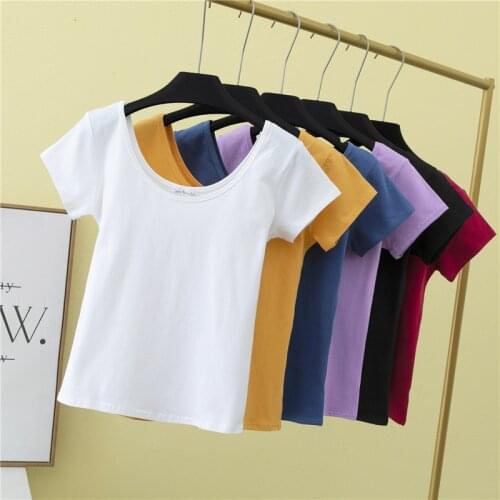 GLORADATANG Women's Basic T-Shirts