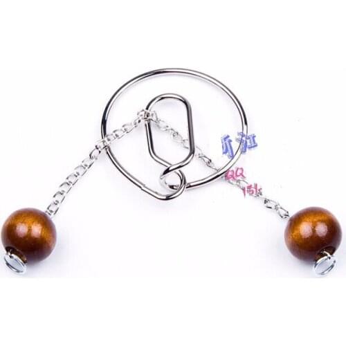 Classic Metal String Puzzle IQ Mind Brain Teaser Game for Adults Children