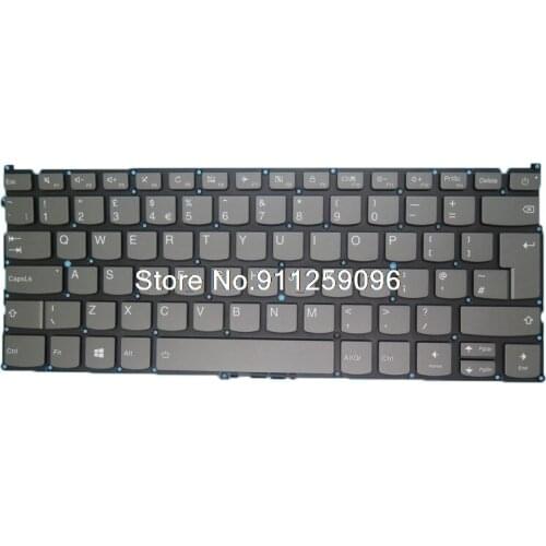 Laotop Keyboard For Lenovo United Kingdom UK PC4SK-UK SN20N04507 LCM16P26GBJ686 SG-88310-59A With Backlit Gray New