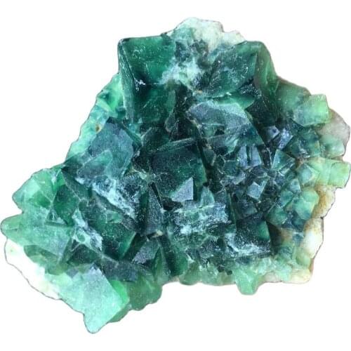 Natural Fluorite Druse Raw Stone Mineral Crystal Healing Gems from Brazil
