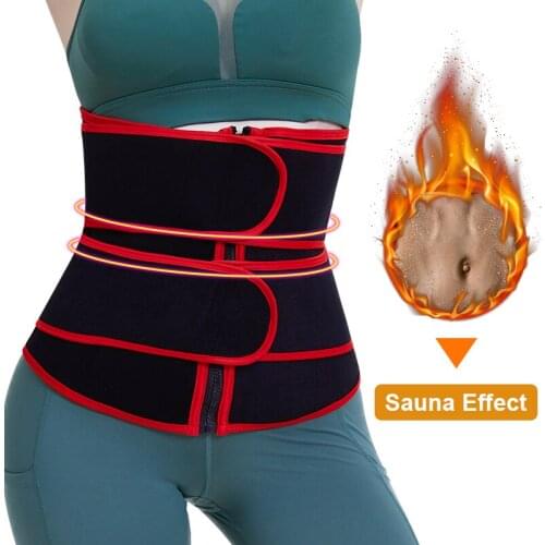 New Women Waist Trainer Belt Sauna Sweat Workout Girdle Slim Belly Band Sport Girdle Slimming Tummy Control Waist Cincher