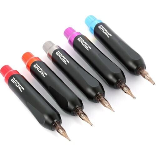 Original HUMMINGBIRD BRONC PEN Japan Motor Rotary Cartridge Tattoo Machine + Free One Box Cartridge Needles (20Pcs/Box)