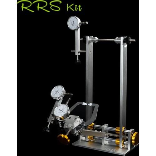 Professional Bicycle Wheel Truing Stand With Adjustment Rims Dial Indicator And Gauge Set MTB Road Bike Wheel Repair Tools