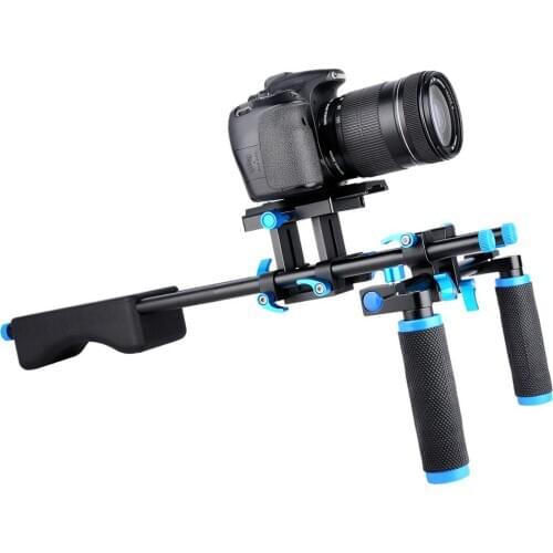 Camera Shoulder Rig Portable FilmMaker System With Camera/Camcorder Mount Dual-hand Handgrip For DSLR Video Cameras DV Camcorder