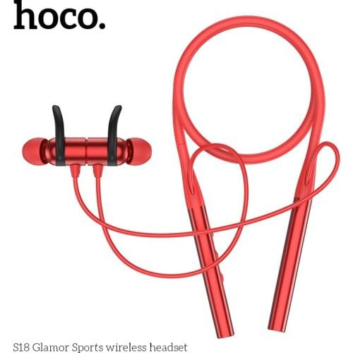 S18 Glamor Sports Wireless Headset, Call, Listen To Music, Bluetooth Headset + Data Cable, Neck Hanging Design, Easy To Store