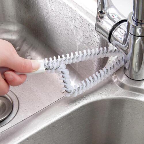 Bathroom Kitchen Wash Station Window Flume Crevice Cleaning Brush Practical Clean Tools Useful