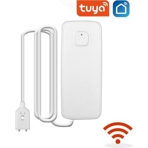 Tuya WiFi Water Leakage Alarm Independent WiFi Water Leak Sensor Detector Flood Alert Overflow Alarm System Tuya Smart Life