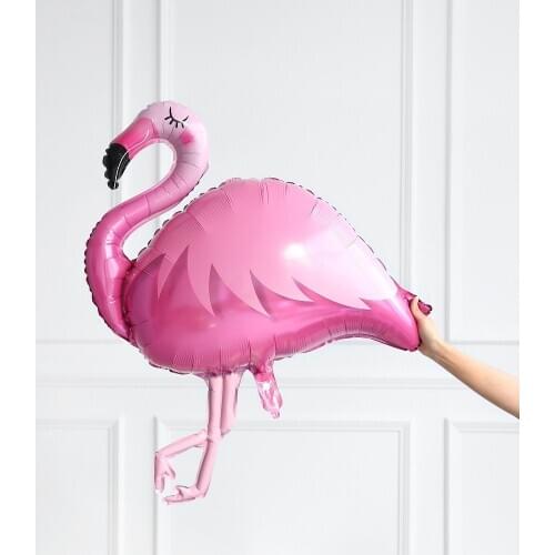 1pc Large Pink Flamingo Balloons Bird Animal Foil Birthday Wedding Summer Party Decor Helium Inflatable Balls Child Gifts Toys
