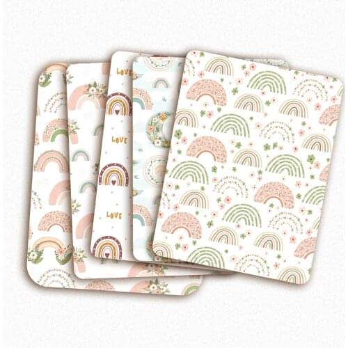 45*145CM Rainbow Series Print Polyester Cotton Fabric for Tissue Kids Sewing Quilting Fabrics Needlework Material DIY