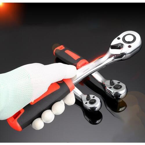 72 teeth High Torque Handle quickly Ratchet Wrench 1/4 1/2 3/8 inch Ratchet Spanner Car Repair Tools Hand Tools Square Wrench