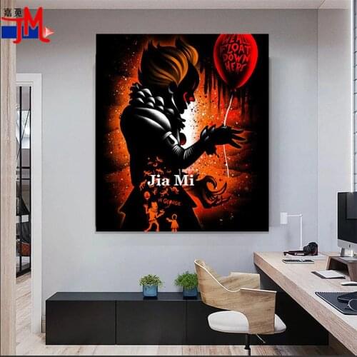 Diamond Painting Cartoon 5D Diy Devil Balloon Handmade Embroidery Mosaic Cross Stitch Needlework Full Square Round Drill Decor
