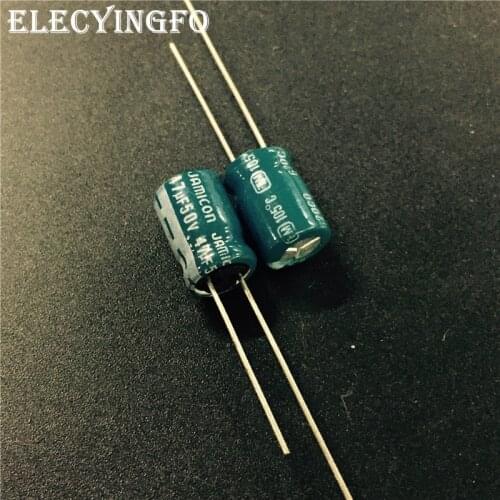 10pcs/100pcs 47uF 50V47uf JAMICON TM Series 8x11.5mm High Quality 50V47uF Aluminum Electrolytic capacitor